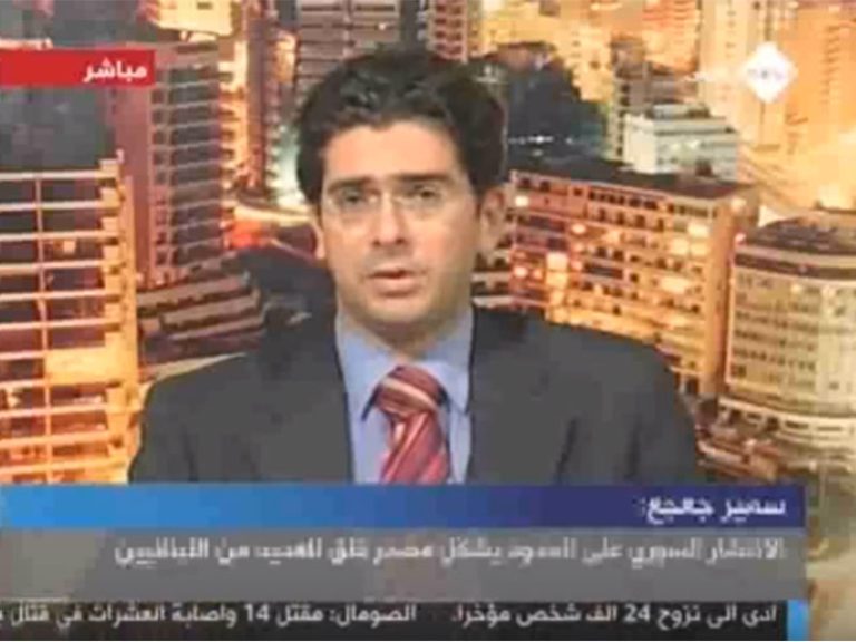 Dr. Paul Morcos – Abu Dhabi TV – العلاقات الثنائية بين دمشق وبيروت – نشرة الأخبار